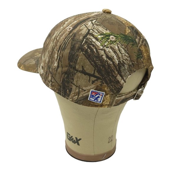 Rams Patch Logo Camo Truck Strap Cap Trucker Baseball Hat Cotton The Game - Picture 10 of 12